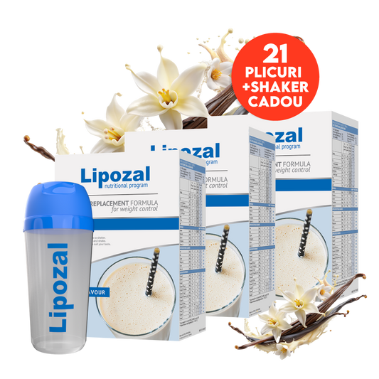 LIPOZAL VANILIE 21 PLICURI + SHAKER